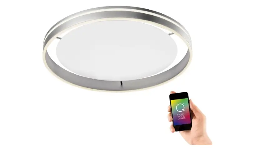 Paul Neuhaus 8414-55 Q-vito Stainless Steel Ceiling Light Led Instruction Manual