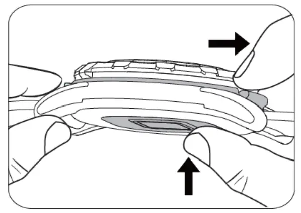 GlobalSat HR 50 Optical Heart Rate Fitness Band - Battery Change Method 4