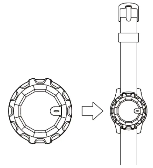 GlobalSat HR 50 Optical Heart Rate Fitness Band - Battery Change Method