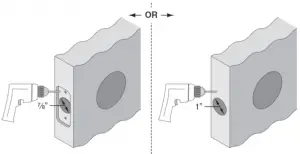 Enlarge Hole in Door Edge