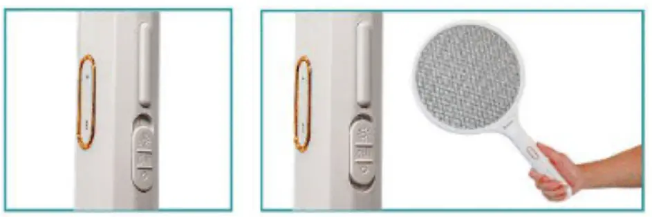 shutterlight SLMGZW 2-in-1 Electric Fly Swatter and Mosquito Zapper - Figure 1