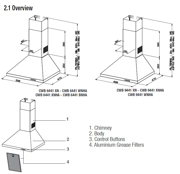 beko-CWB-6441-XN-Decorative-Hood-60-cm-FIG-1