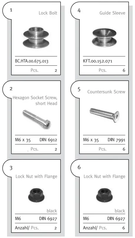 SW MOTECH KFT 01 548 20000 B Lock EVO Side Carrier - Figure 9