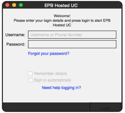 EPB Hosted UC Softphone - software