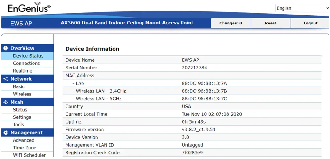 EnGenius EWS377-FIT Fit Wi-Fi 6 4×4 Indoor Wireless Access Point-FIG22