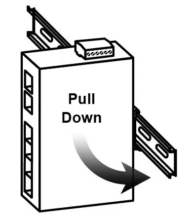 FIG 13 Stable the Injector on DIN-Rail