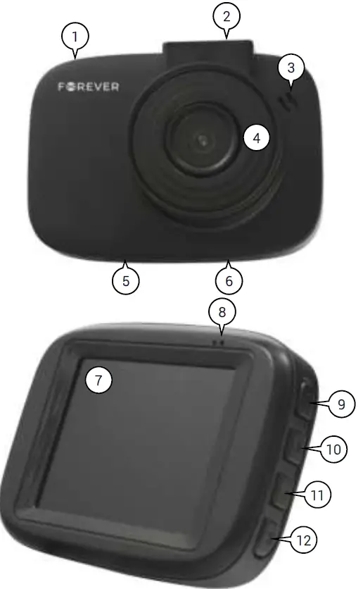 FOREVER EC-2124 Car Camera 03