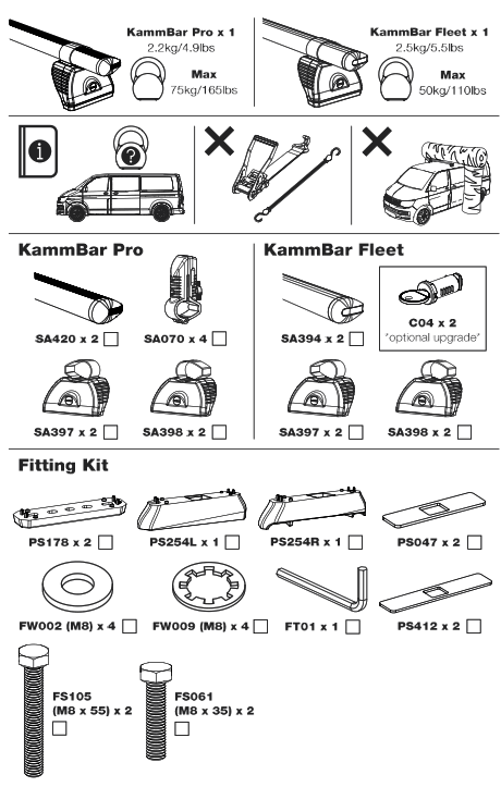 Rhino GC3PR FL KammBar Fleet - fig