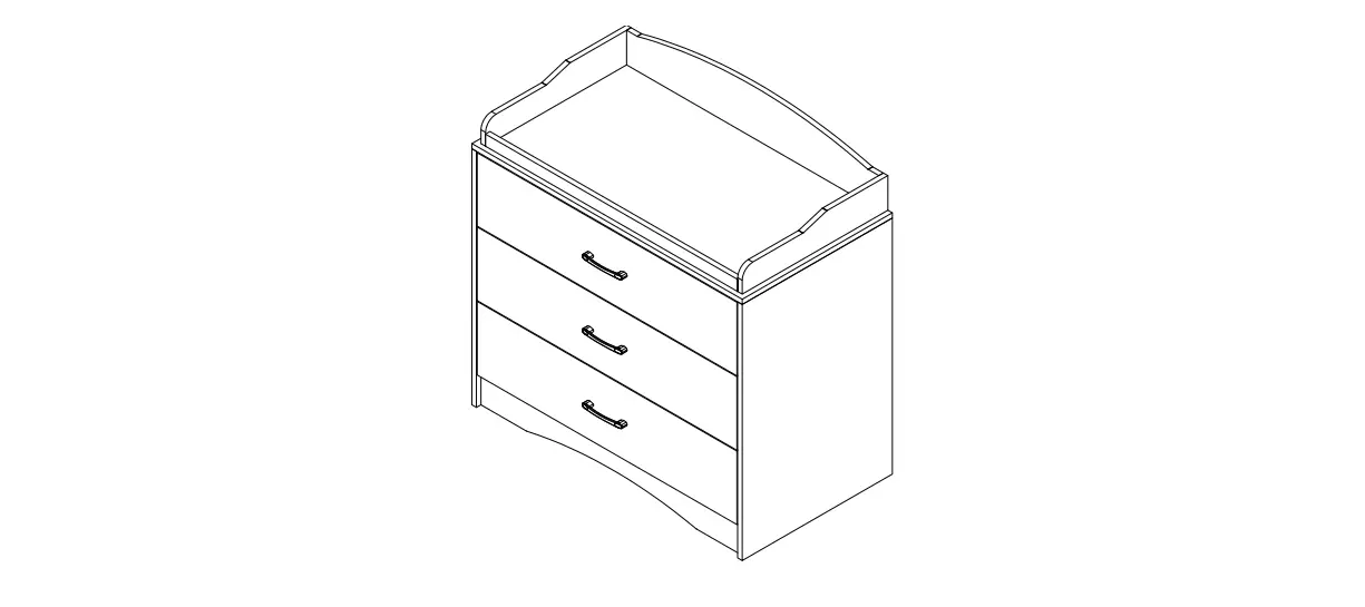 Fufu Gaga Ljy-kf200067-02 3-drawer Dresser White 3-drawer Accent Chest Instruction Manual Fufu Gaga Ljy-kf200067-02 3-drawer Dresser White 3-drawer Accent Chest Instruction Manual