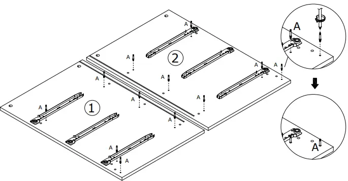 FUFU GAGA LJY-KF200067-02 3-Drawer Dresser White 3-Drawer Accent Chest-fig9