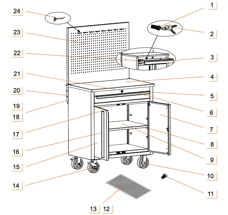 SERVICE PARTS LIST A