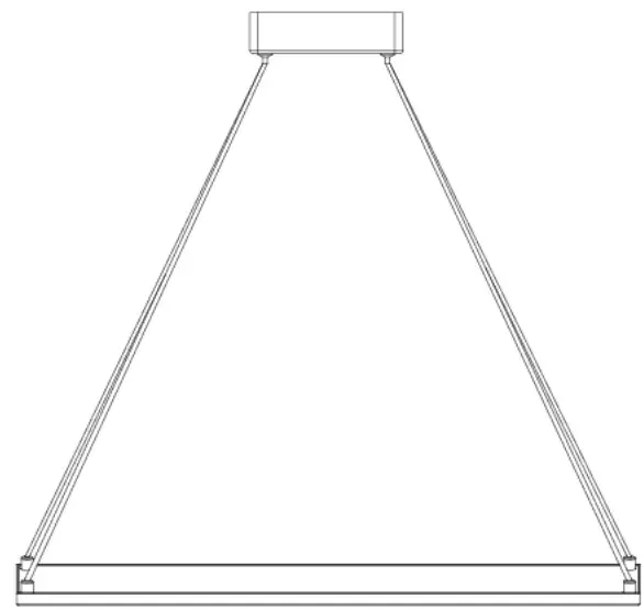 MAXIM LIGHTING 57842WTWT Wafer 24 Inch Linear LED Pendant