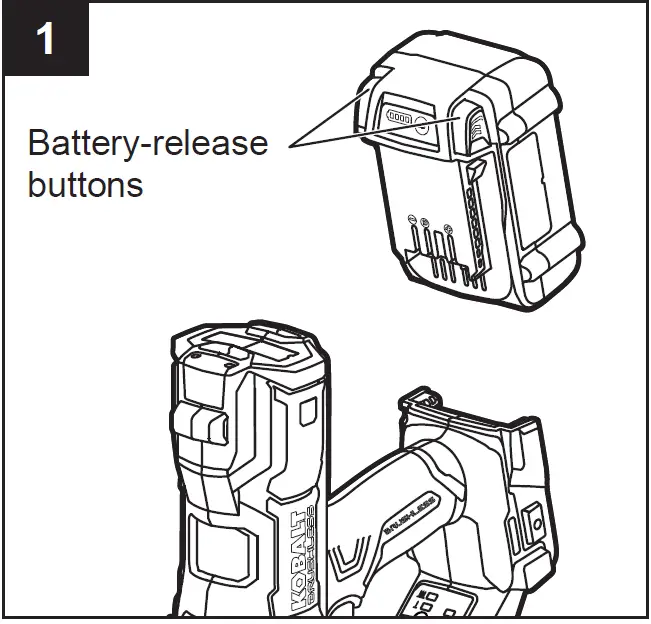 KOBALT KNA 124B-03 18-Gauge Cordless Brad Nailer 06