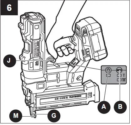 KOBALT KNA 124B-03 18-Gauge Cordless Brad Nailer 11