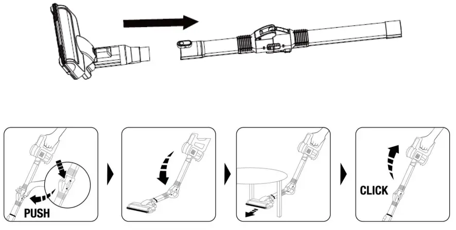 HKoenig 069dn 2 in 1 Foldable Vacuum Cleaner-fig4