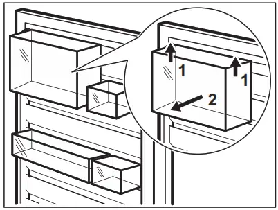 AEG SCE818C5TC Fridge Freezer - CARE AND CLEANING 2