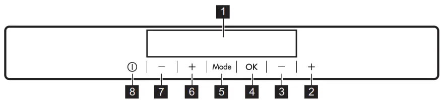 AEG SCE818C5TC Fridge Freezer - CONTROL PANEL 1