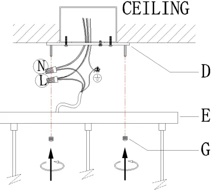 ZEVNI Ordway A04792C3 Kitchen Island Light-FIG9