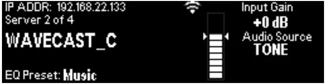 WILLIAMSAV WaveCAST C Assistive Listening System - enabled and operating