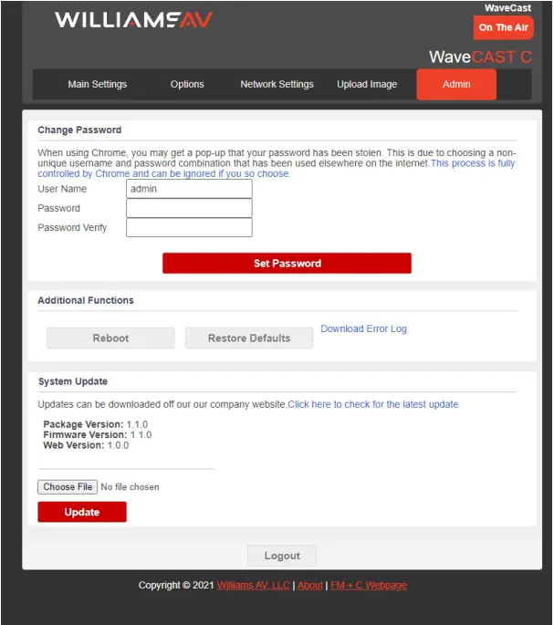 WILLIAMSAV WaveCAST C Assistive Listening System - for more information