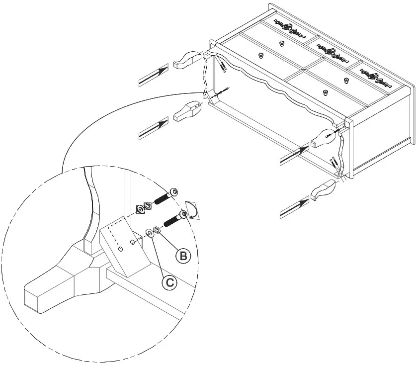 evolur 4400 Dresser - HARDWARE AND TOOL DIAGRAM 2