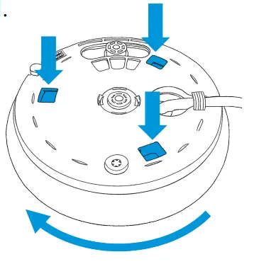 clare CLR V100 4T36WF W Performance Series WiFi Fisheye Camera - Cable6
