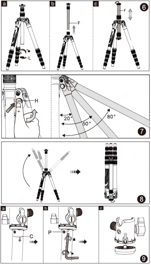 VANGUARD-VEO-3T-Tripod-Series-Aluminum-Tripod-Leg-FIG-3