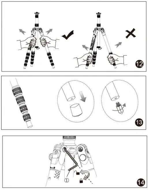 VANGUARD-VEO-3T-Tripod-Series-Aluminum-Tripod-Leg-FIG-5