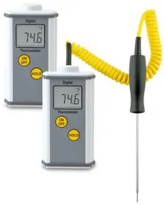 ThermoWorks Therma K Metal/CaterTemp Metal Digital Waterproof Thermometer