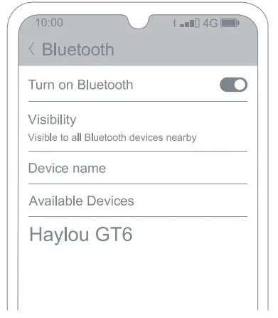 Haylou GT6 True Wireless Earbuds User fig 8