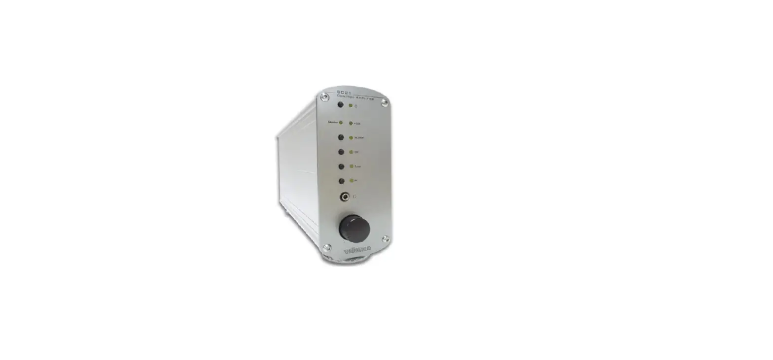 Velleman 8021 High-end Control Amplifier Instruction Manual Velleman 8021 High-end Control Amplifier Instruction Manual