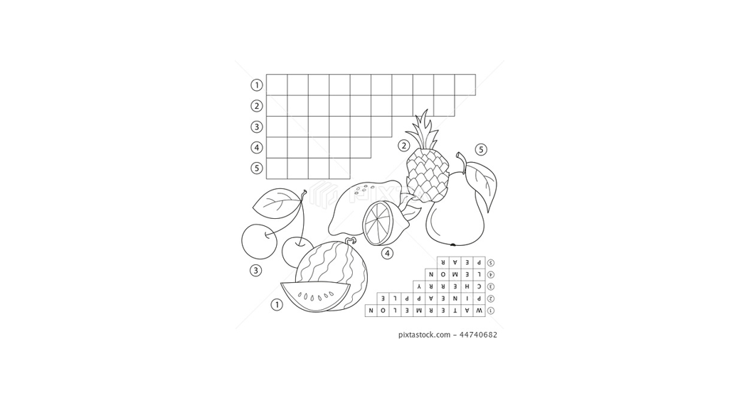 Spark More Play Fruit Crossword Puzzle User Manual