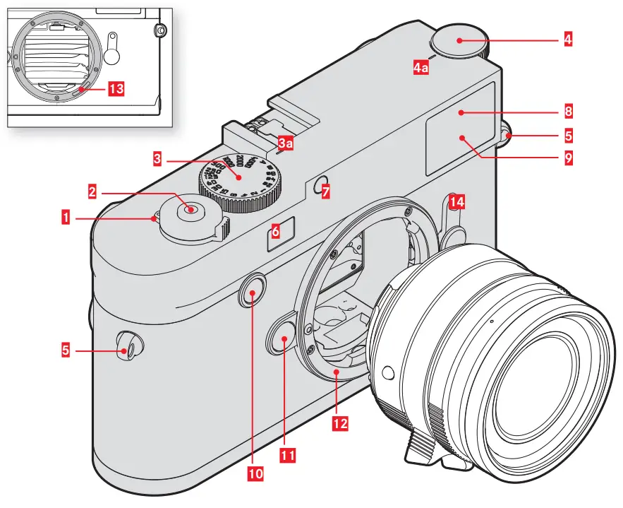 Leica M10 Monochrom Digital Rangefinder Camera --PAT1
