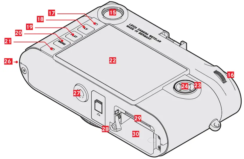Leica M10 Monochrom Digital Rangefinder Camera --PAT2
