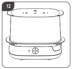 Tommee Tippee Electric Super Steam Steriliser - USAGE 12