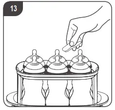 Tommee Tippee Electric Super Steam Steriliser - USAGE 13