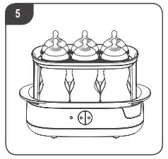 Tommee Tippee Electric Super Steam Steriliser - USAGE 5