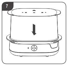Tommee Tippee Electric Super Steam Steriliser - USAGE 7