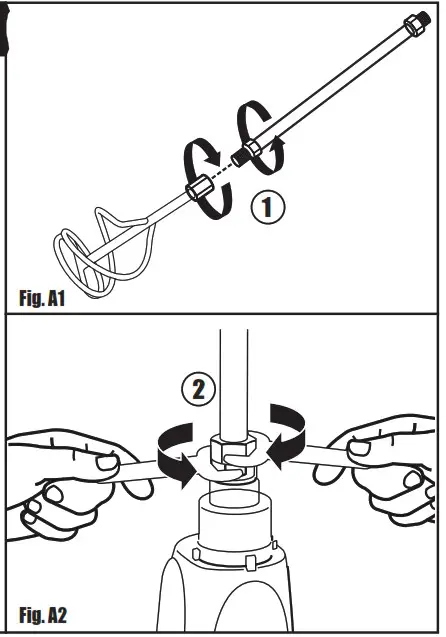 Wickes PDN122 Corded Paddle Mixer- INSTALL