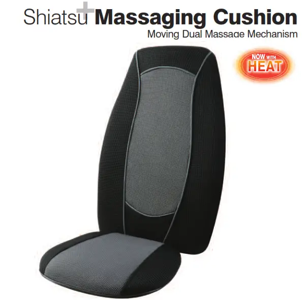 Shiatsu + Massaging Cushion with Heat