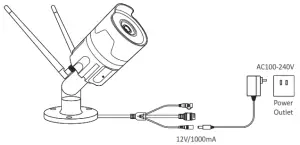 ZOSI C190 Pro 5MP WiFi Security Camera - Power Supply