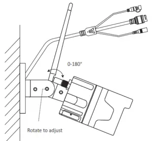 ZOSI C190 Pro 5MP WiFi Security Camera - adjusting screw