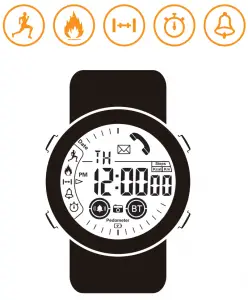 a close up of a clock