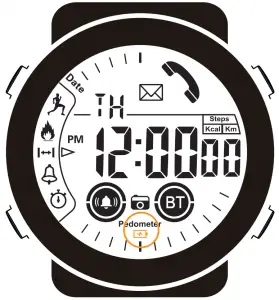 a close up of a clock