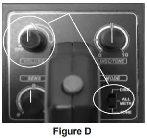 HARBOR FREIGHT 67378 Metal Detector - Figure D