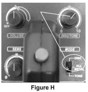 HARBOR FREIGHT 67378 Metal Detector - Figure h