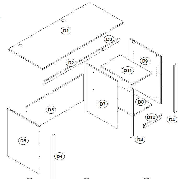 Desk-Parts