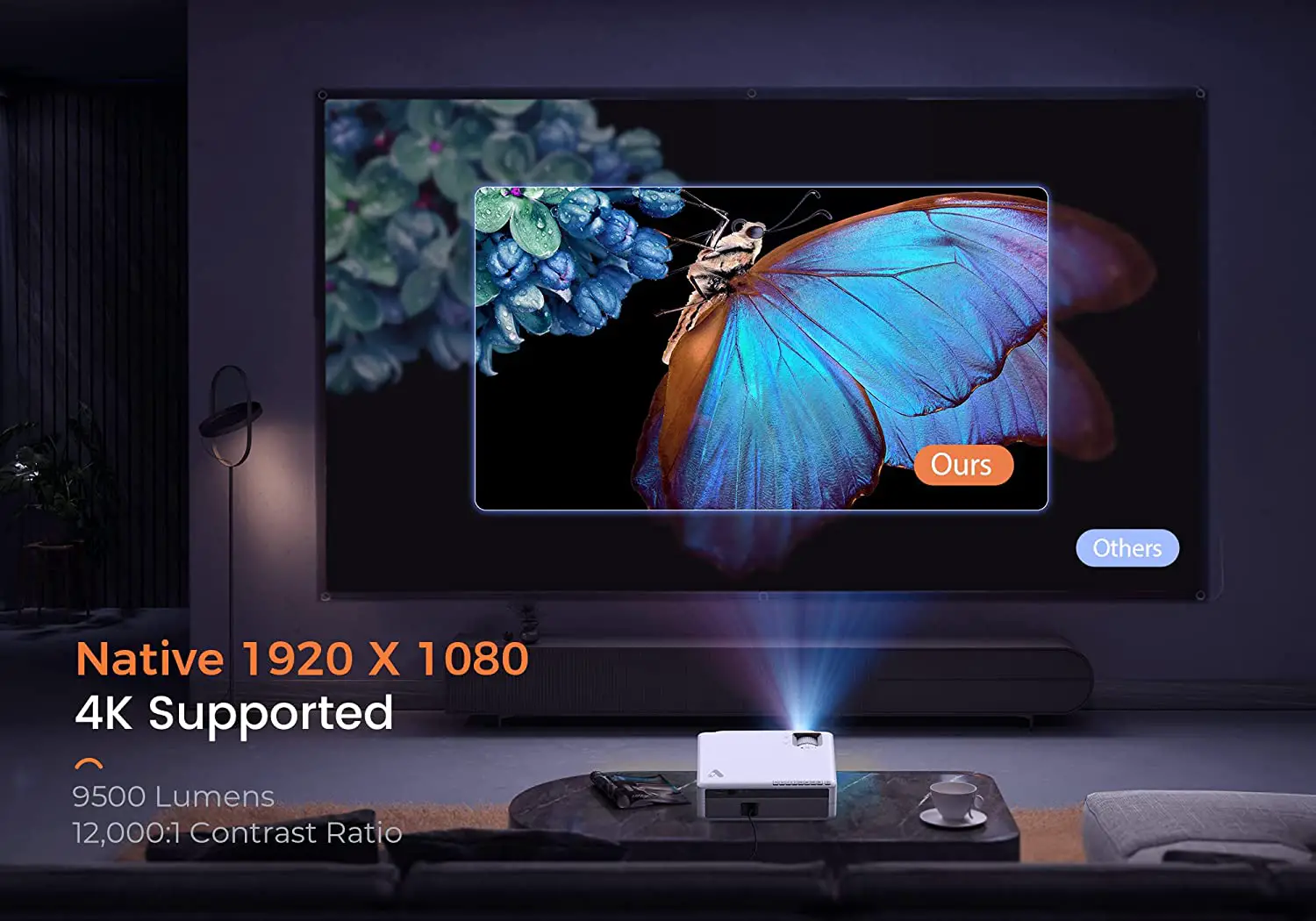 Acrojoy Truvity 600w Native 1080p Wifi Projector User Guide