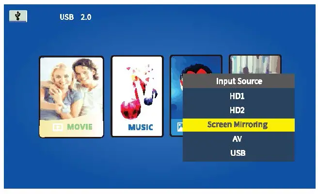 Screen Mirroring through-1