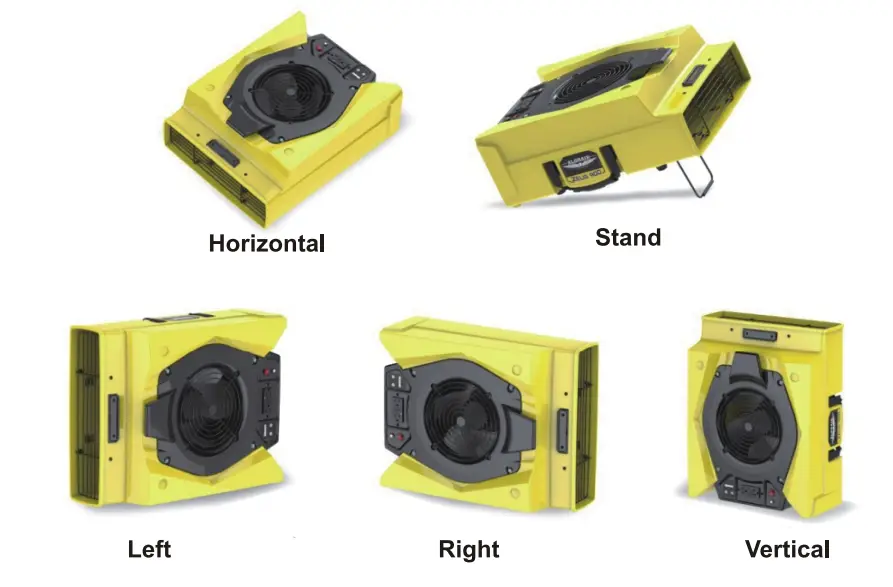 ALORAIR Zeus 900 Air Professional Dryer For Carpets fig3